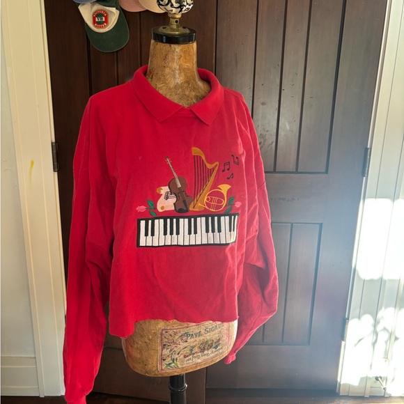 Red Musical Instrument Shirt - Picture 2 of 4